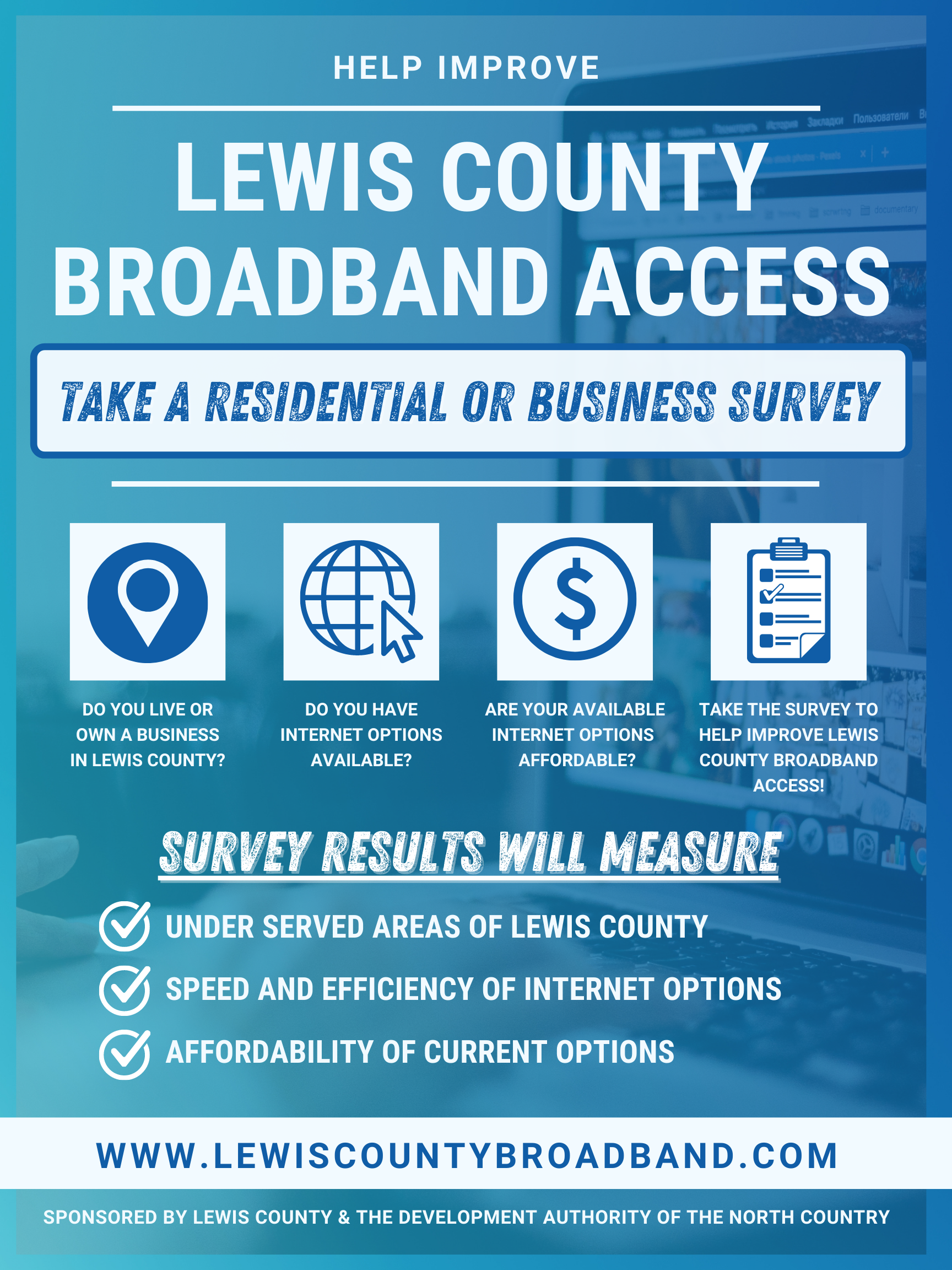 LC Broadband Survey Poster Flyer